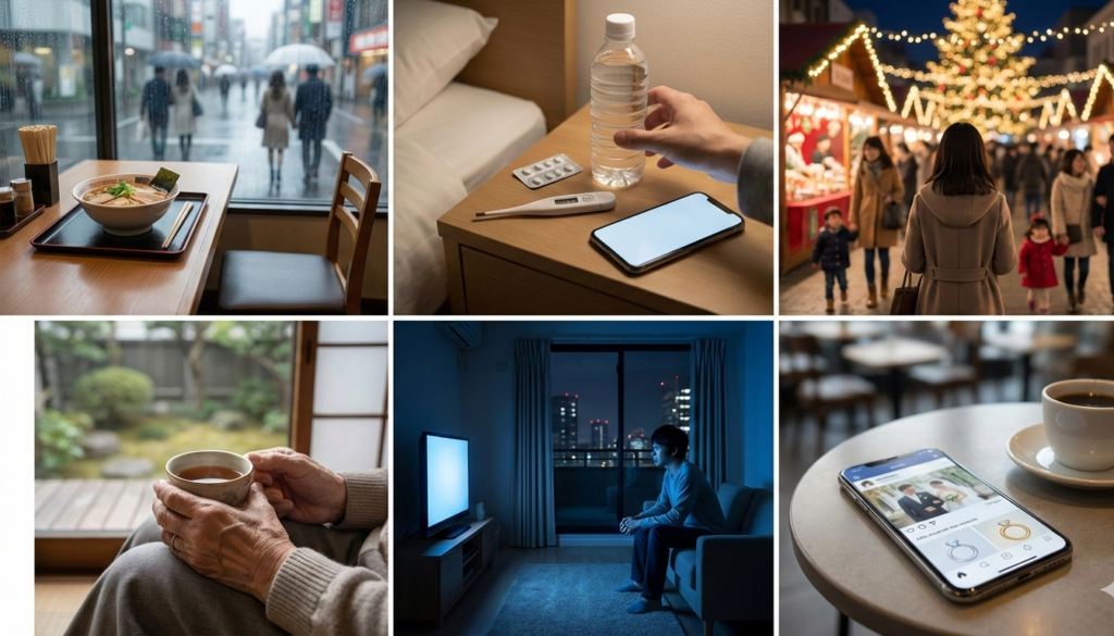 独身が寂しいと感じる6つの瞬間