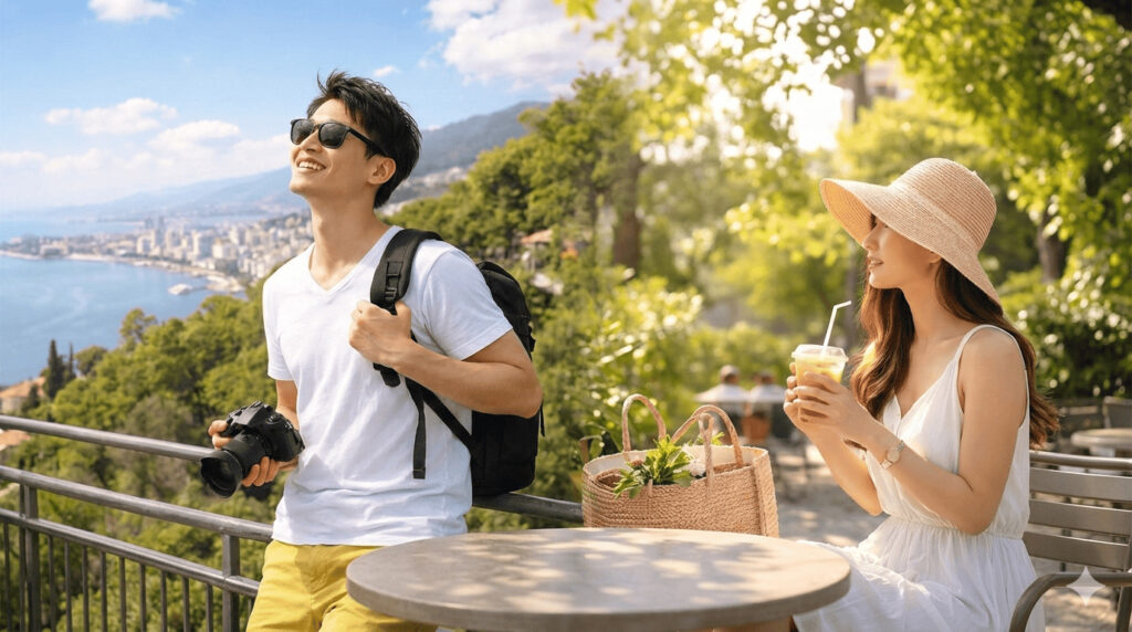 独身の男女が活き活きした表情で人生を謳歌している