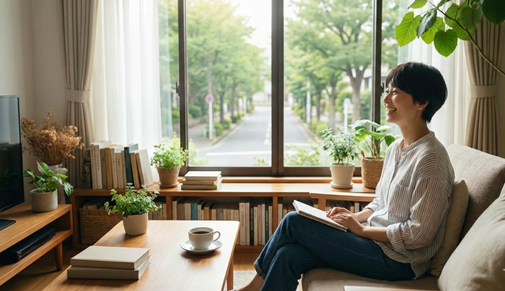 独身でも寂しいと感じていない人が活き活きとしている姿